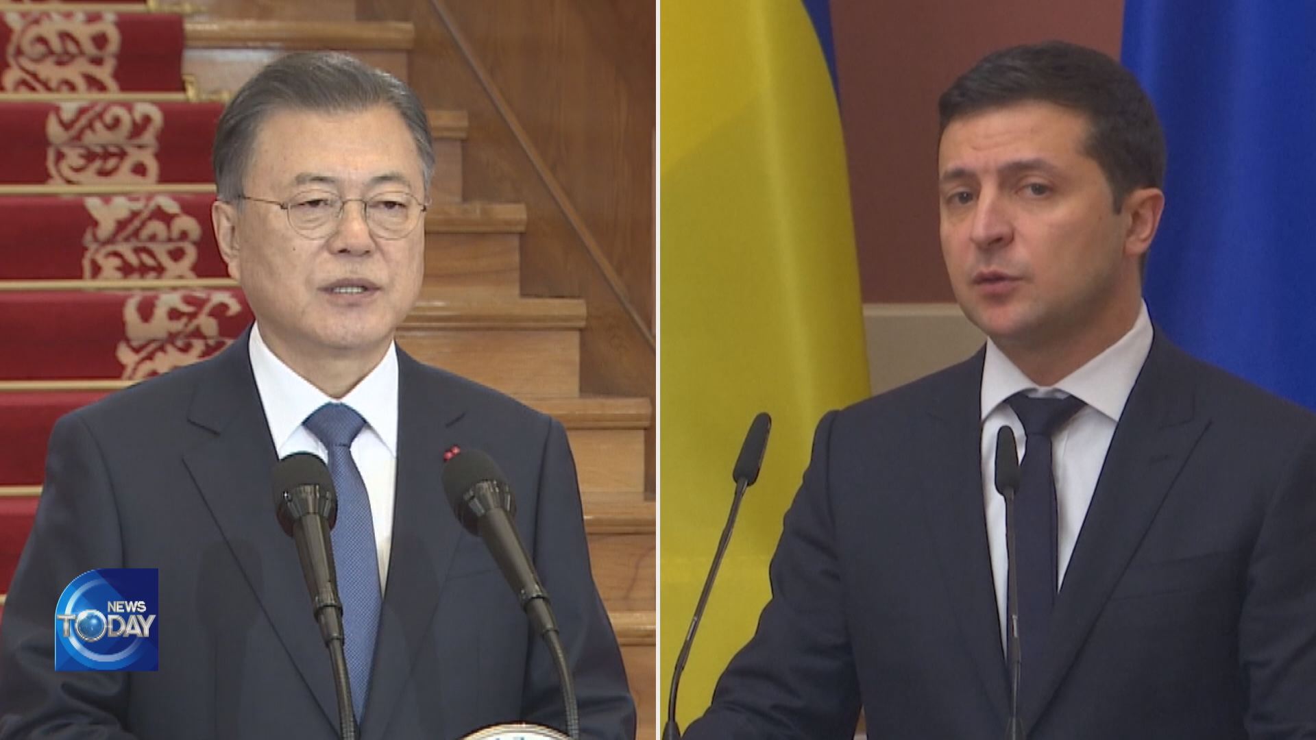MOON SPEAKS WITH PRES. ZELENSKY