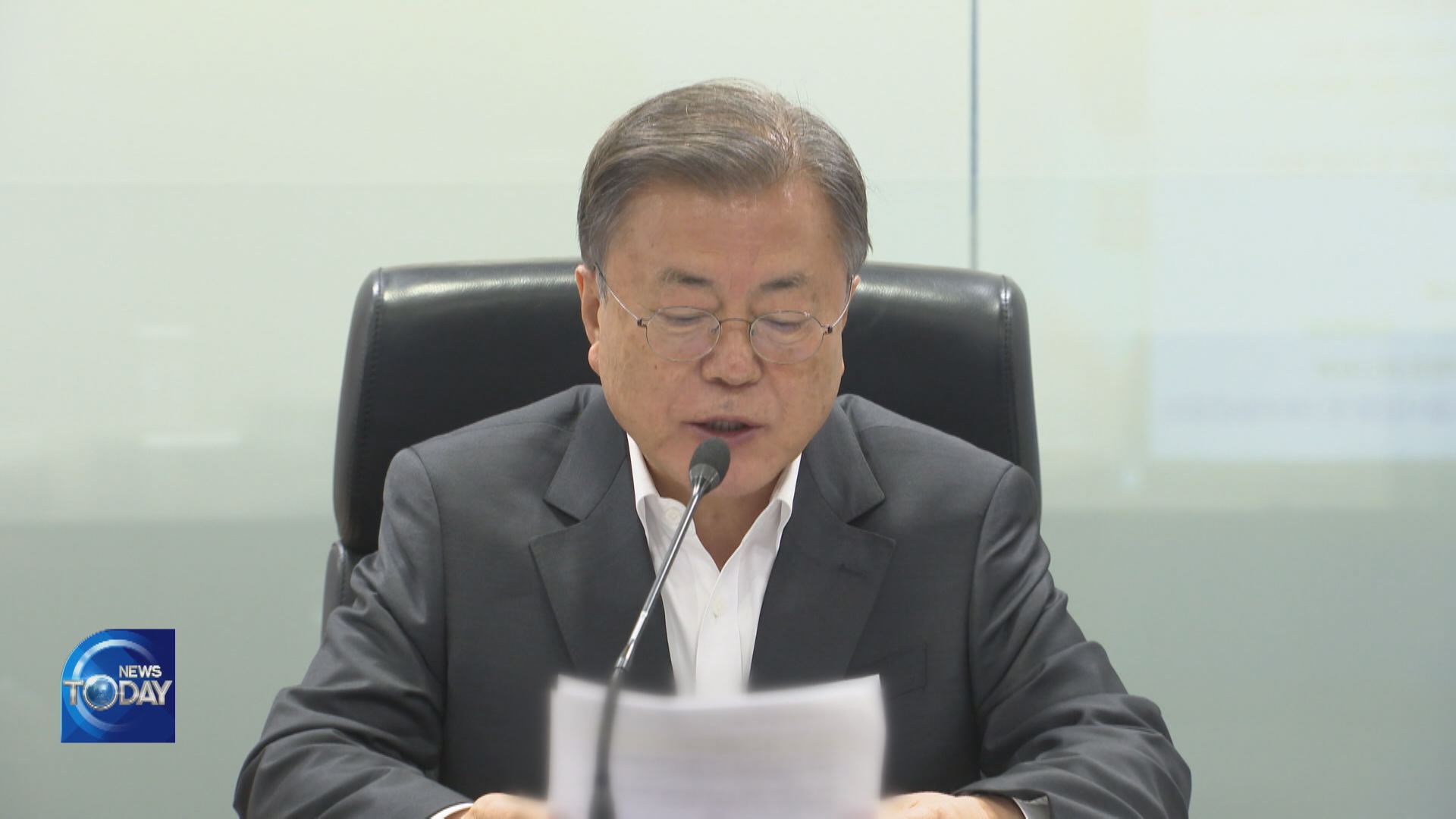 PRESIDENT MOON CONDEMNS NORTH’S MOVES
