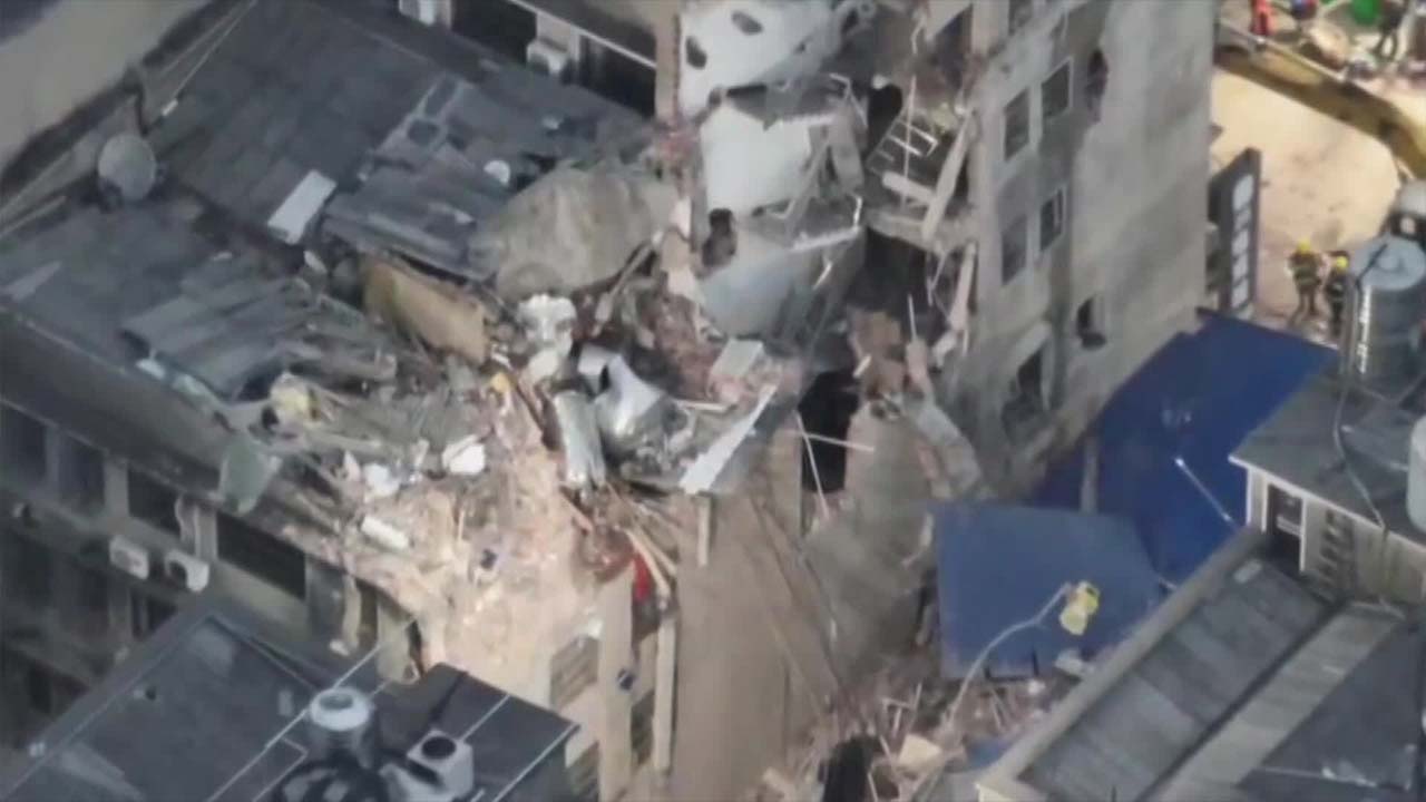 中 건물 붕괴로 매몰 17명·실종 39명…“불법 구조 변경”