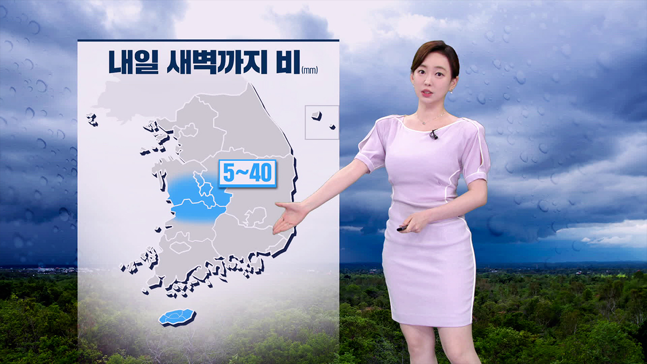 [뉴스9 날씨] 내일 기온도 오늘과 비슷…내륙 소나기