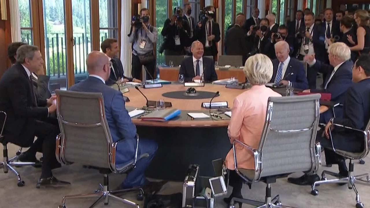 G7, 사흘간 7차례 회의…“우크라 군사-경제적 지원 계속”