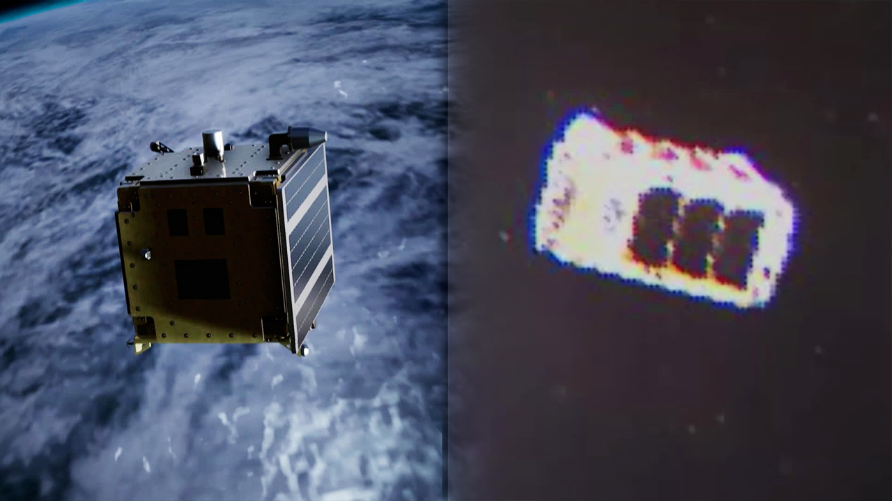 첫 사출 ‘큐브 위성’ 화면 공개…“양방향 교신은 아직”