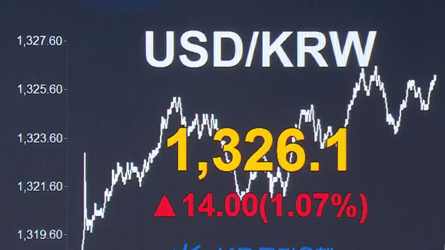 환율 1,320원 돌파…어디까지 오를까?