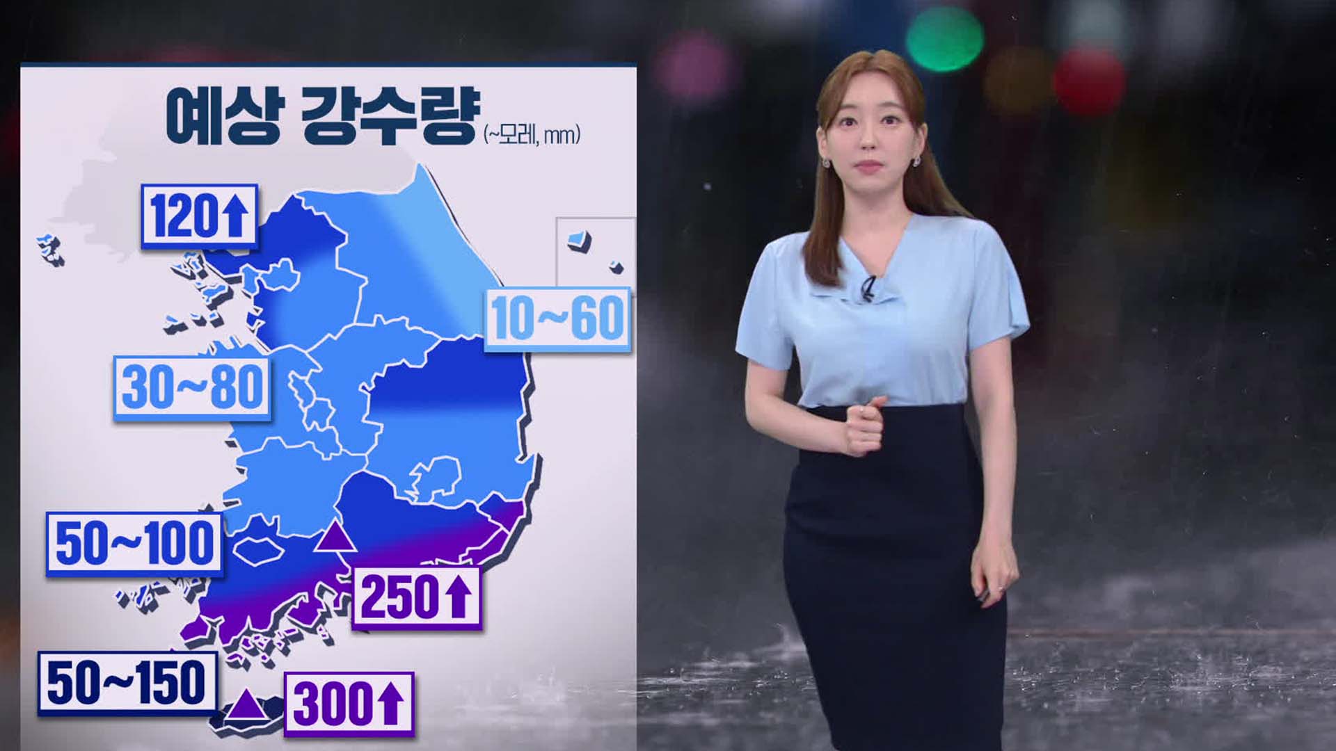 [뉴스9 날씨] 제주·남해안 비바람…내륙 폭염 계속