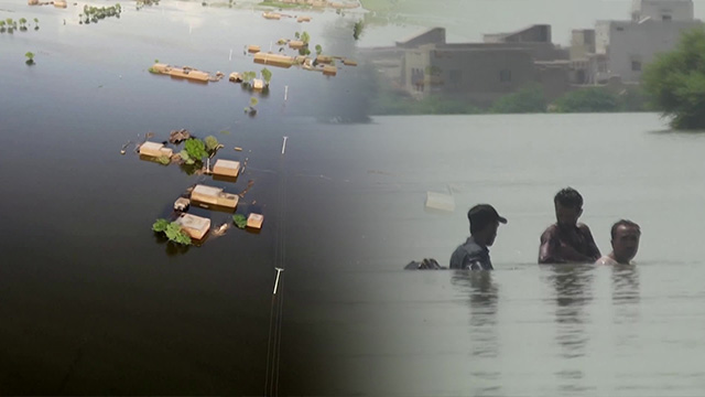 ‘최악 폭우’ 파키스탄, 주말 또 비…전염병 공포까지