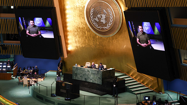 거부권에 막힌 러 점령지병합 규탄 결의안, 유엔총회서 논의