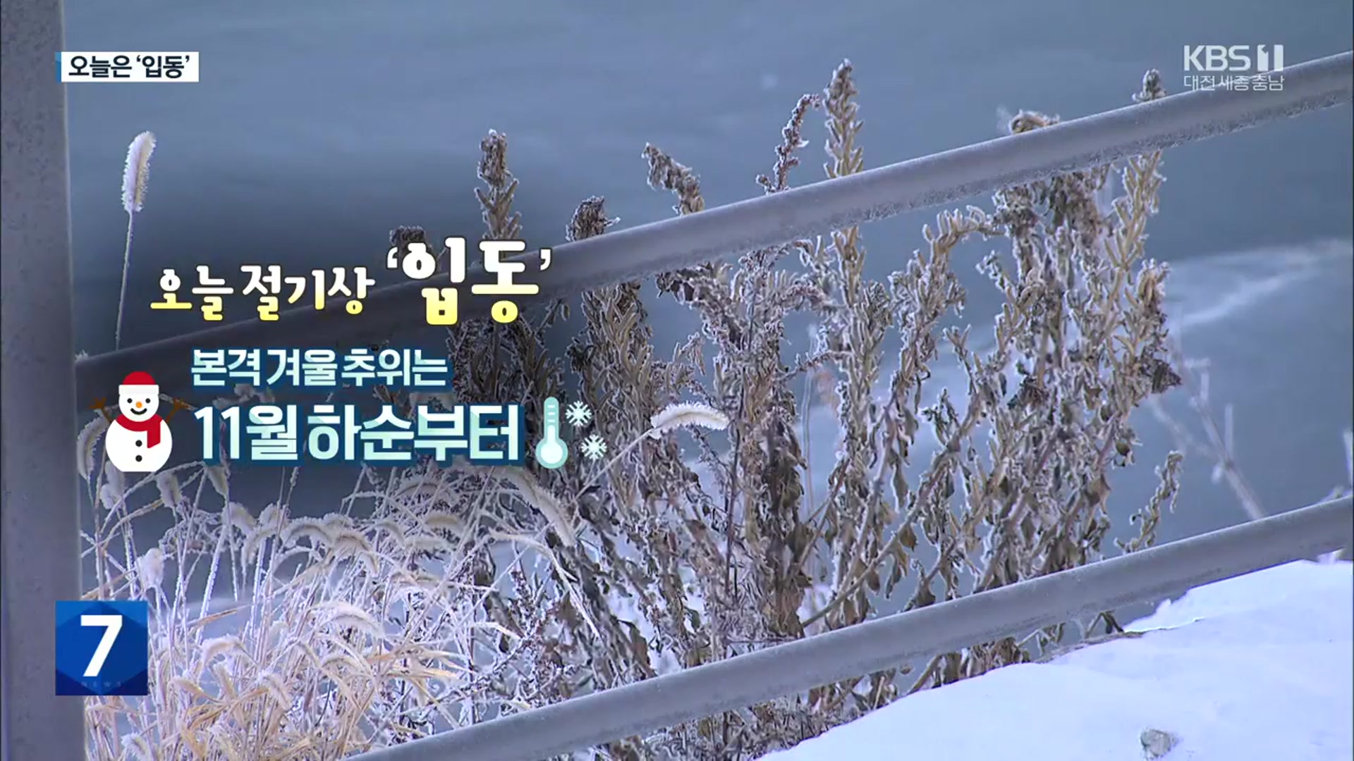 [날씨] 대전·세종·충남 절기상 ‘입동’ 큰 추위 없어…이달 하순 본격 추위 시작