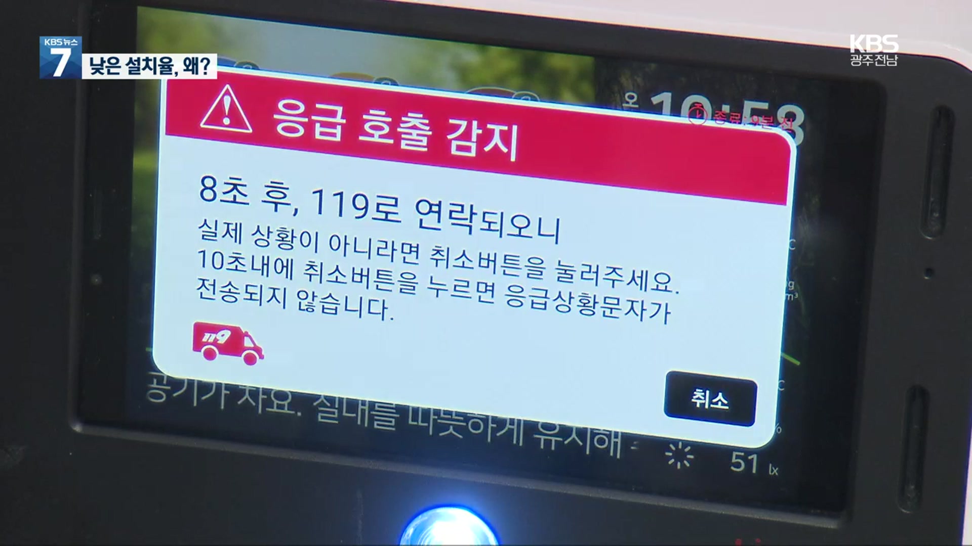 낮잠 자는 ‘응급 ICT 호출기’…낮은 설치율, 왜?