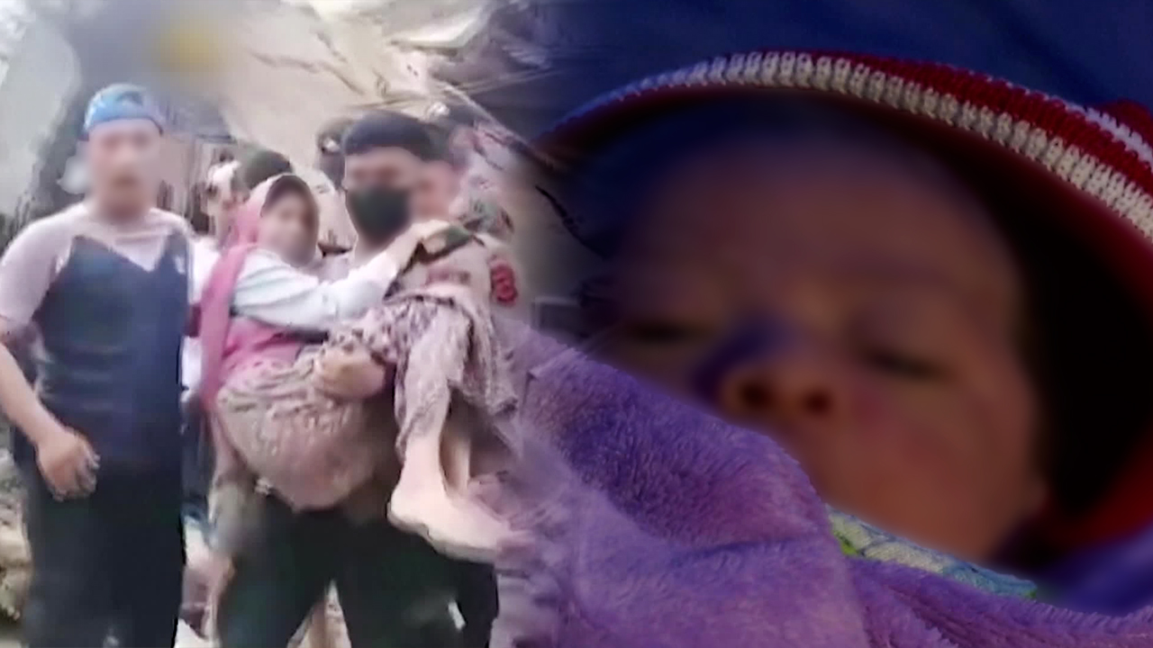 인니 지진 사흘 만에 6세 아이 기적 생존…구조된 산모, 아이 출산