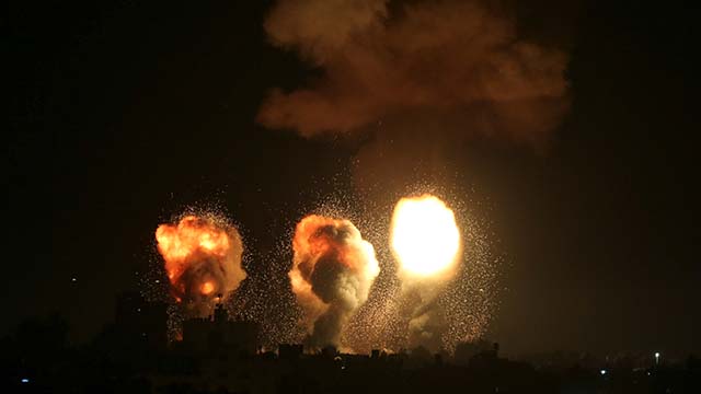 이스라엘, 가자지구발 로켓 공격에 하마스 시설 보복 공습