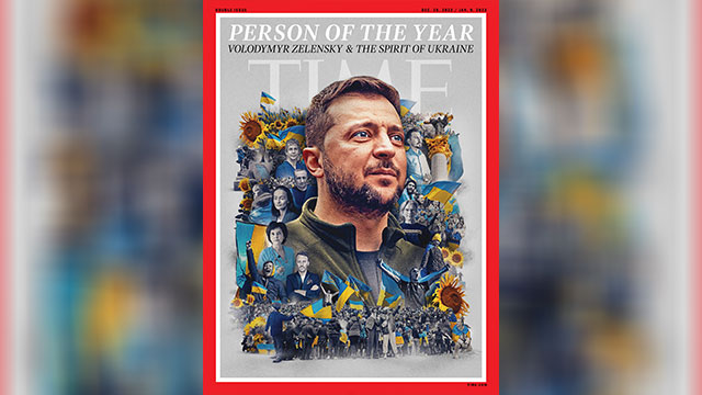 타임 ‘올해의 인물’에 젤렌스키 대통령과 ‘우크라이나의 투혼’ 선정