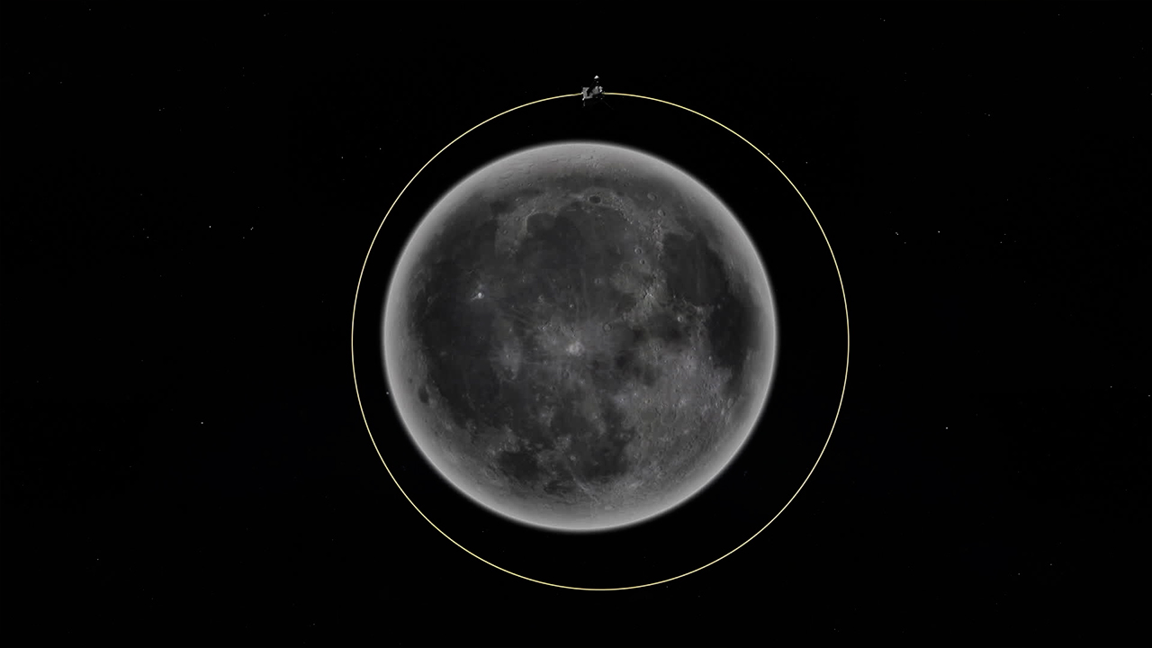 135일 달려 ‘다누리’ 달 타원궤도 진입…“달 궤도선 됐다”
