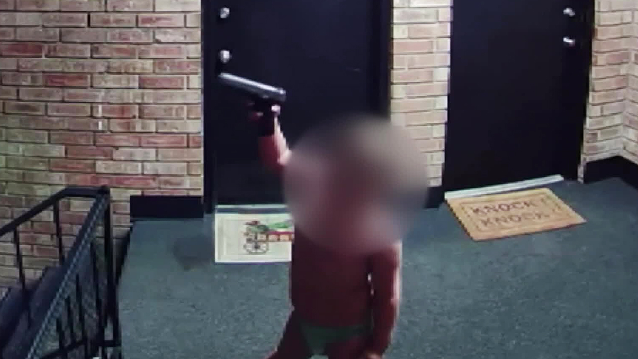 美 4살배기 권총 가지고 노는 모습 포착…아버지 체포