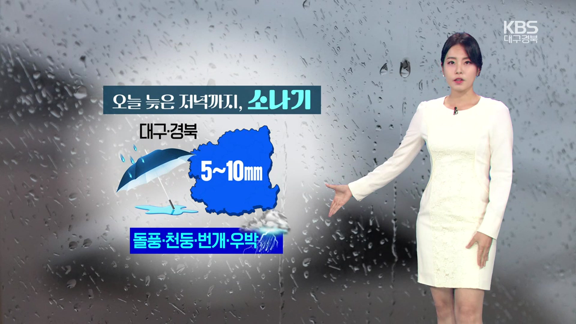 [날씨] 대구·경북 곳곳 소나기…내일 출근길 안개 주의