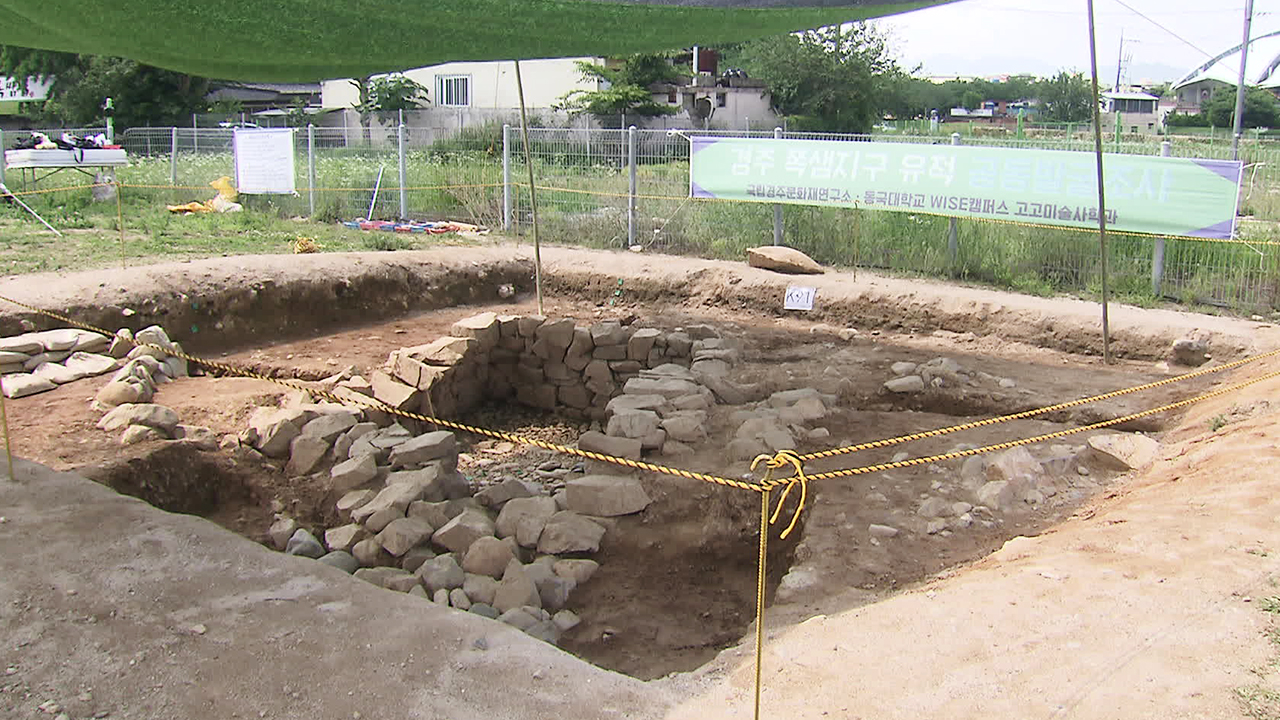 경주 쪽샘지구서 6세기 ‘돌방무덤’ 최초 발굴