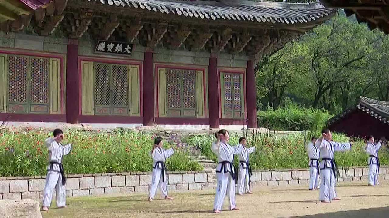 [북한영상] 태권도 시범 수련