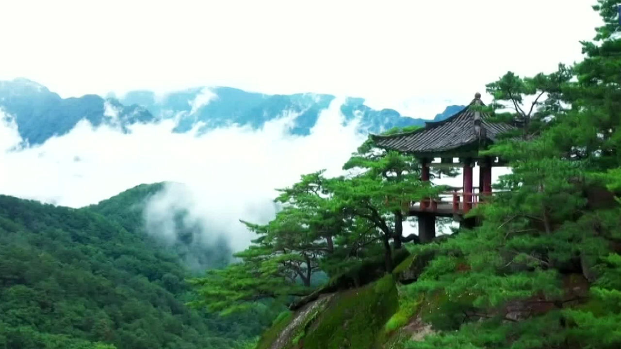[북한 영상] 묘향산의 8월