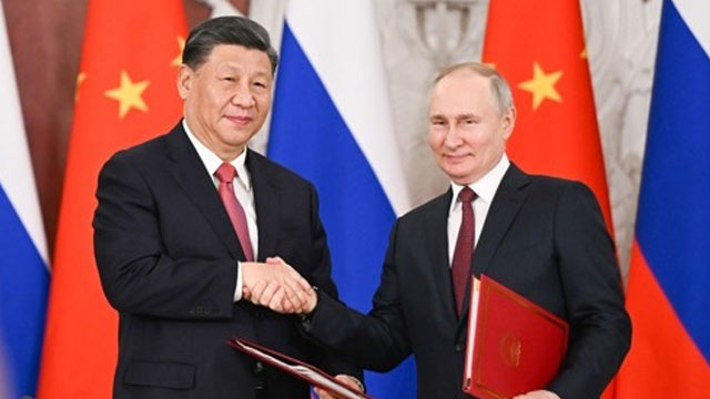 푸틴, 시진핑에 “러·중관계 확장하고 세계 안전 보장”
