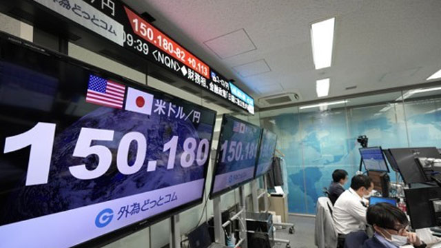 엔/달러 환율, 150엔 돌파 직후 급락…“일본 시장개입 가능성”