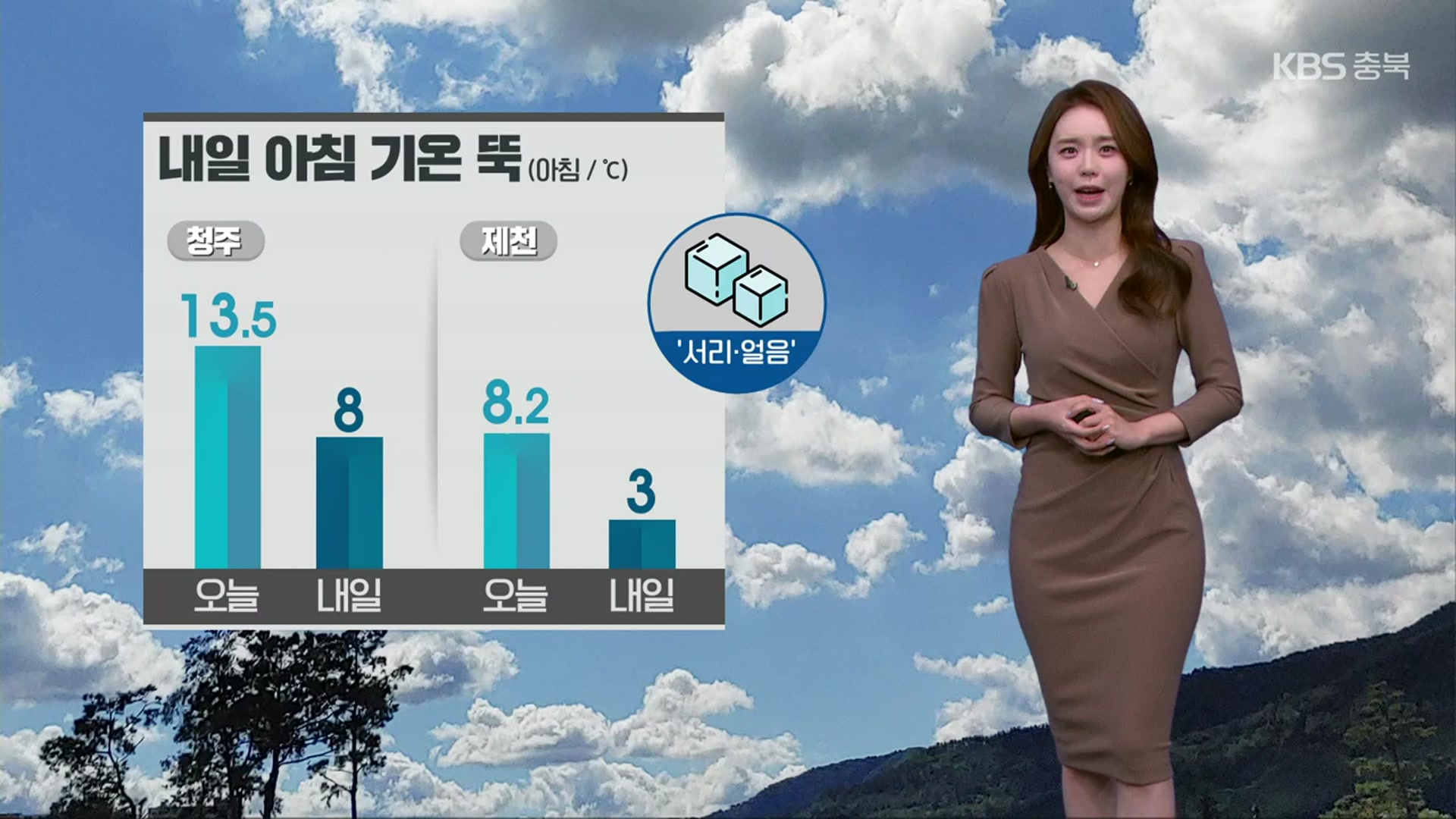 [날씨] 충북 내일 아침 기온 뚝…큰 일교차 유의