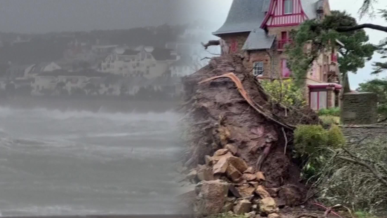 서유럽 강타한 폭풍 ‘시아란’…10여 명 사망·대규모 정전