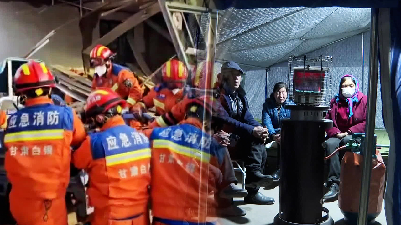 간쑤성 강진 사상자 천 명 넘어…여진·강추위 구조 난항