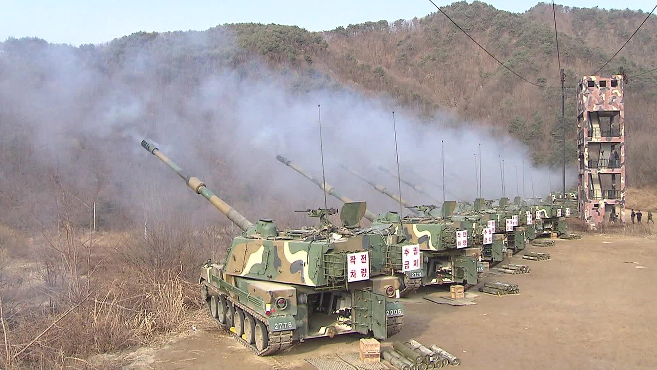 북한, 오늘도 서해상에 60여 발 포사격