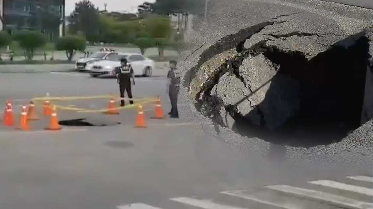 도로 위 지뢰 ‘땅 꺼짐’…위험구간 탐사