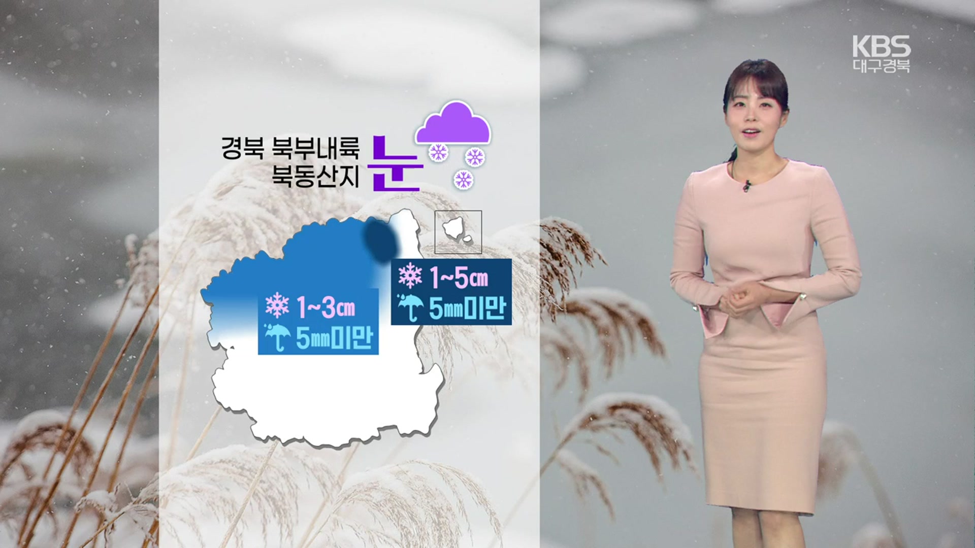[날씨] 경북 북부 등 내일 아침까지 강한 눈…대구·경북 짙은 안개