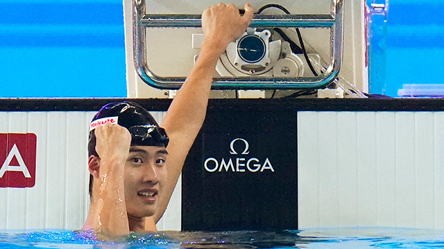 황선우, ‘한국 수영 최초’ 세계수영 자유형 100m 결승행