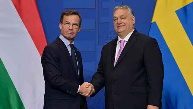 헝가리 의회, 스웨덴 ‘나토 가입’ 비준안 가결