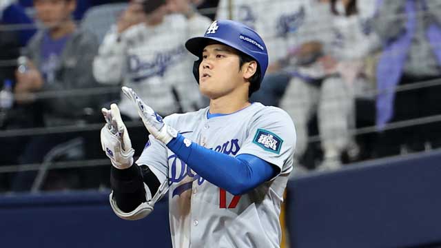 오타니 쐐기타…다저스, 샌디에이고 꺾고 MLB 서울 개막전 승리