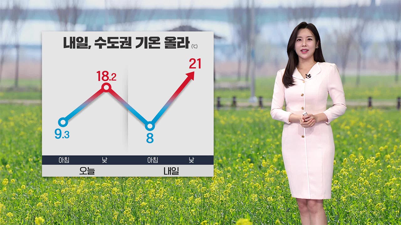 [뉴스9 날씨] 포근한 주말…제주도·남해안 비