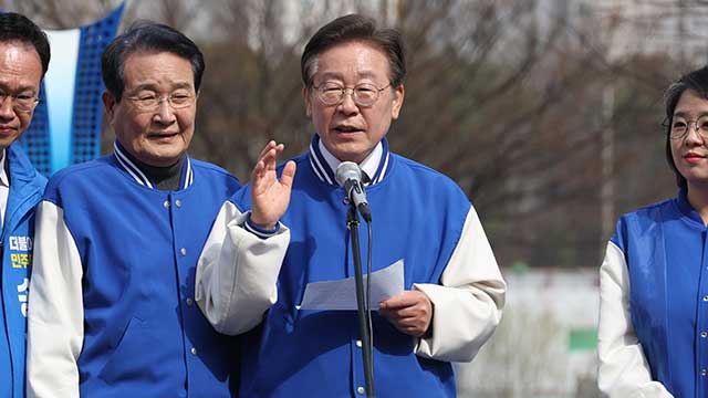 [총선] 이재명, 한동훈 ‘국회 이전’ 공약에 “여야 모두 공약…그냥 신속히 하면 돼”