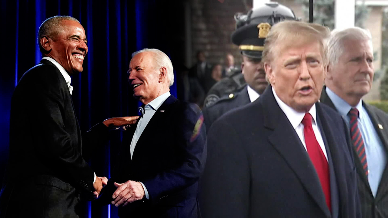 바이든 후원금 행사에 클린턴·오바마 총출동…트럼프는 경찰 조문