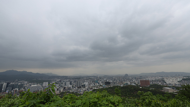 중부지방 구름…호남·충청 남부 비