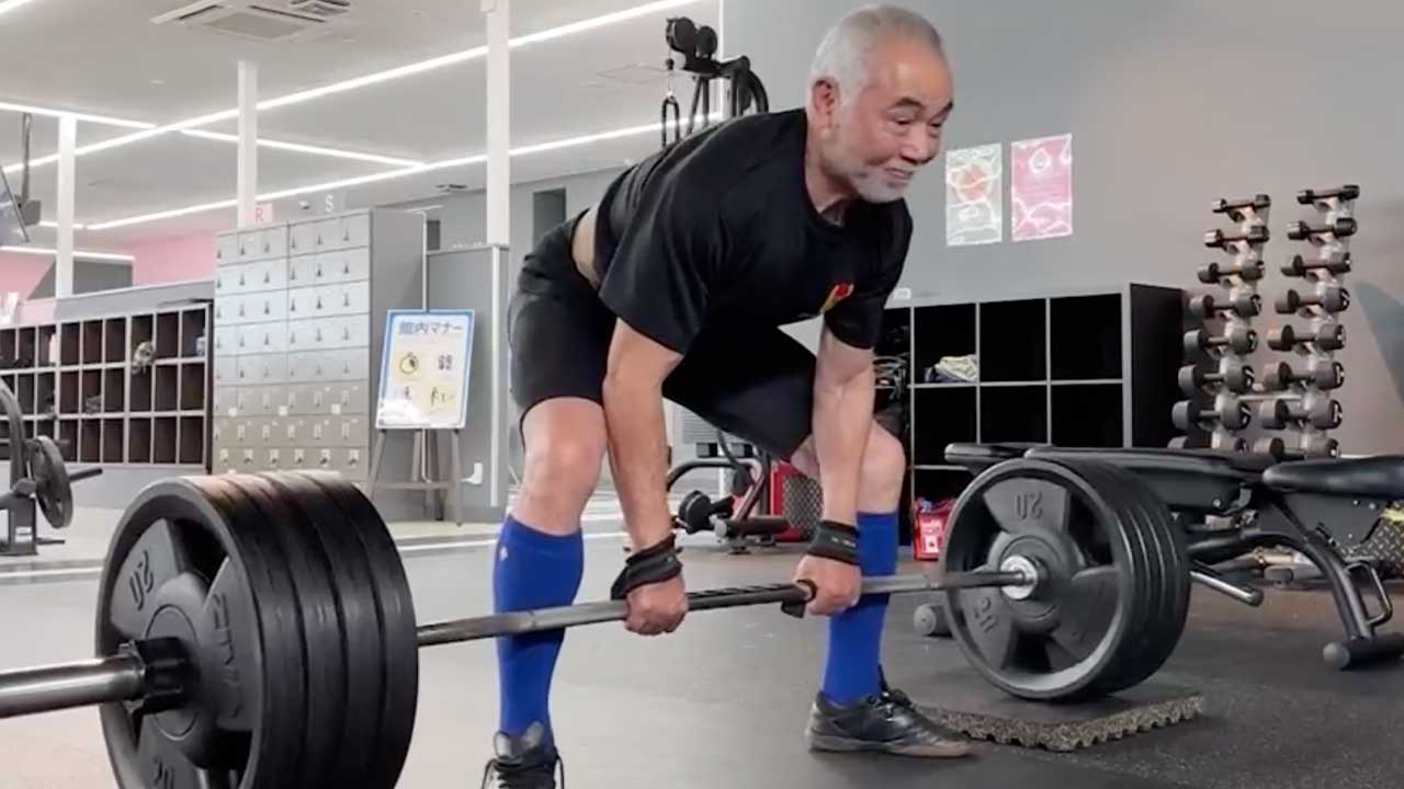 일본, 파워리프팅 세계 대회에서 활약하는 81세 선수