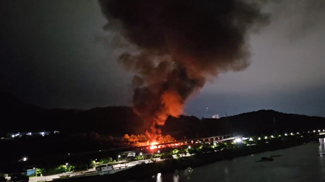 대전 고속화도로 인근 고물상서 불