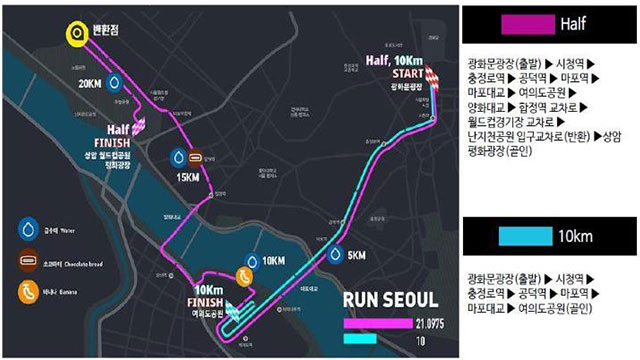 일요일 ‘하프 마라톤대회’…서울 광화문~월드컵공원 일대 단계적 교통통제