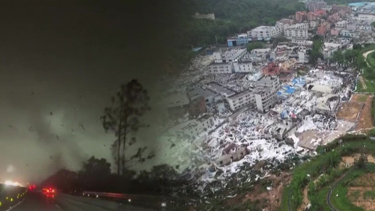 중국, 토네이도에 마을 네 곳 초토화…5명 사망·33명 부상