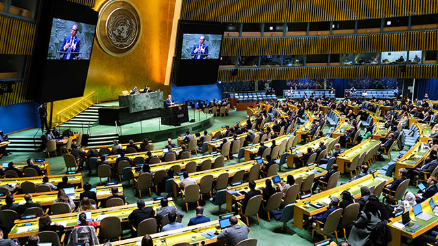 유엔총회 “팔레스타인, 정회원 가입 긍정적 검토” 안보리에 권고