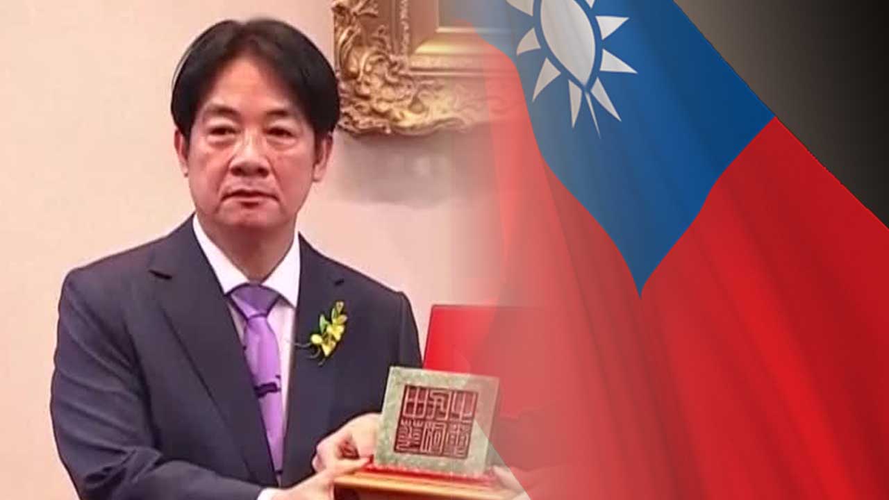 라이칭더 타이완 총통 취임…“중국, 정치·군사적 위협 중단해야”