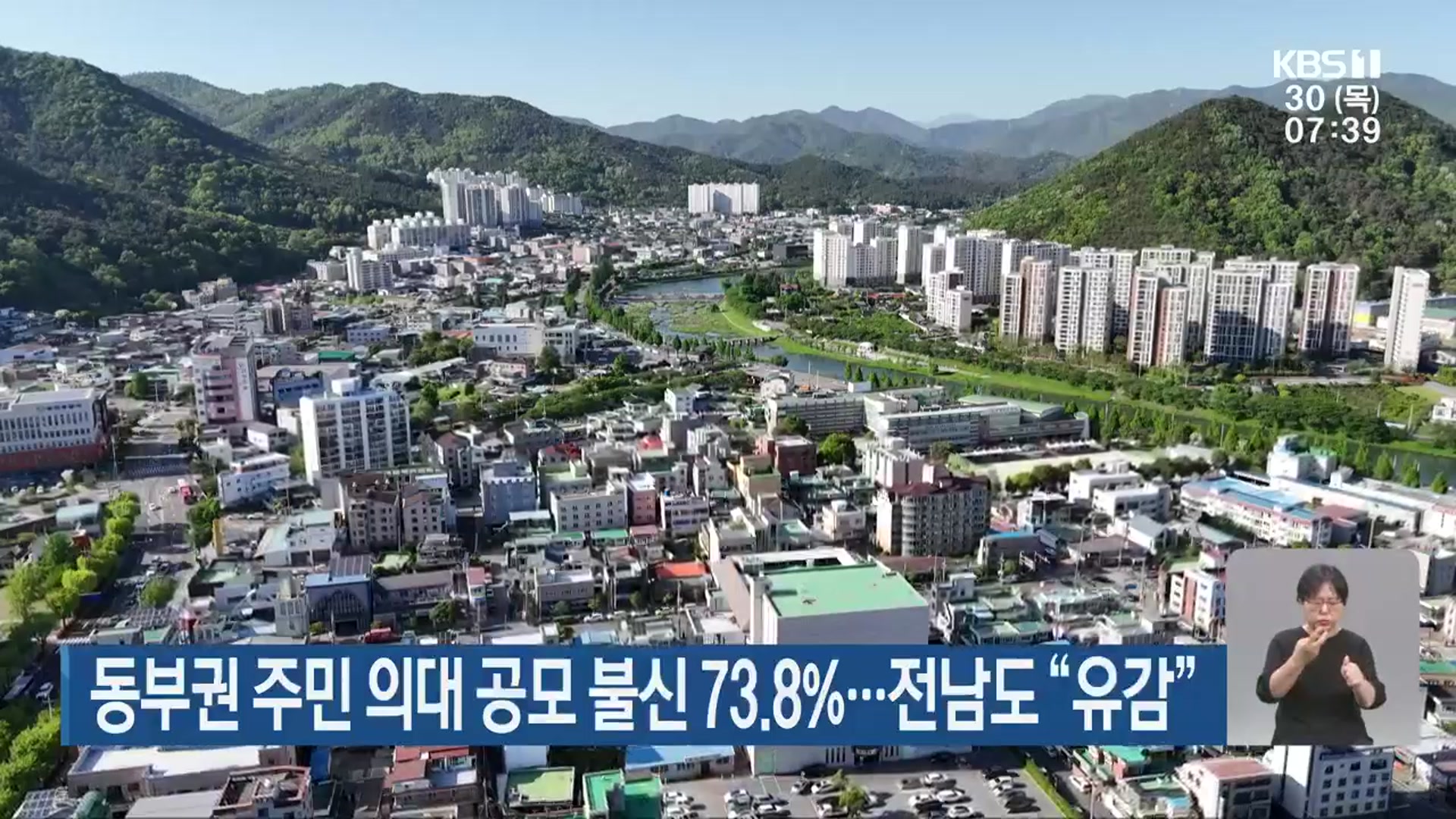 동부권 주민 의대 공모 불신 73.8%…전남도 “유감”