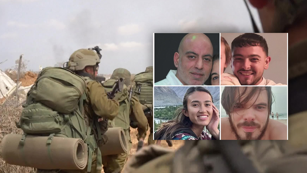 이스라엘군, 가자 지구서 인질 4명 구출