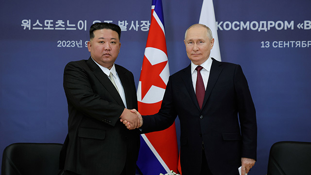 푸틴 “북한과 서방통제 받지않는 상호 결제체계 <br>발전”