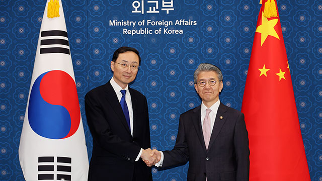 한국, 중국과 외교안보대화서 “푸틴 방북 깊은 우려” 표명