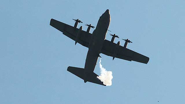 미 최신예 특수전 항공기 AC-130J 참가 한미연합공중훈련 실시