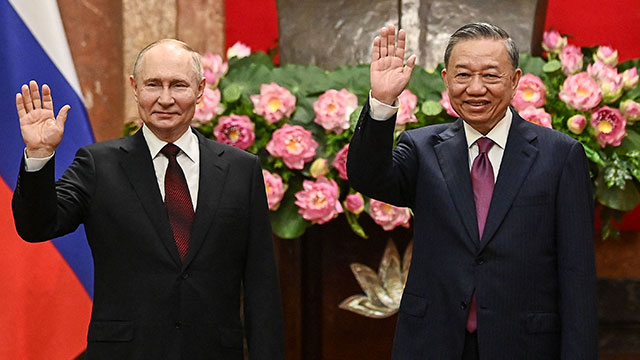 푸틴-베트남 주석 회담…“서로의 적대국과는 동맹·조약 안맺어”