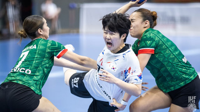 한국, 세계주니어 여자핸드볼 조별리그 1차전서 멕시코 완파