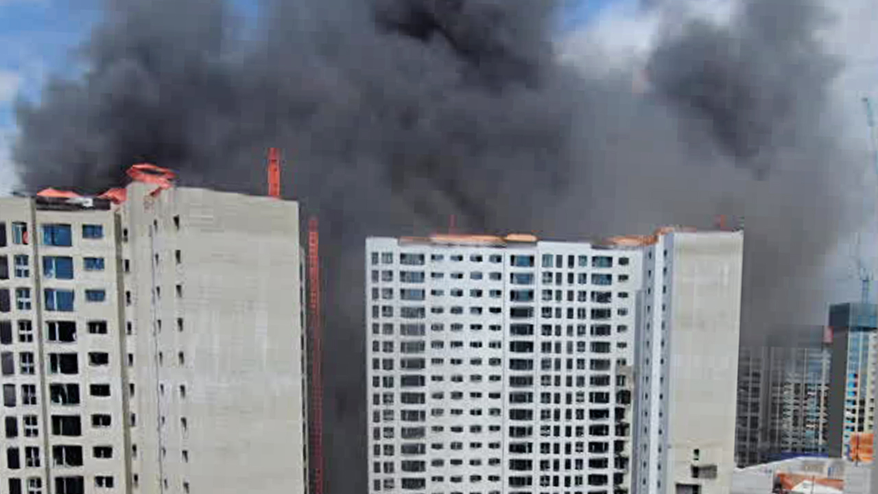 서울 아파트 건축 현장서 불…12명 연기 흡입